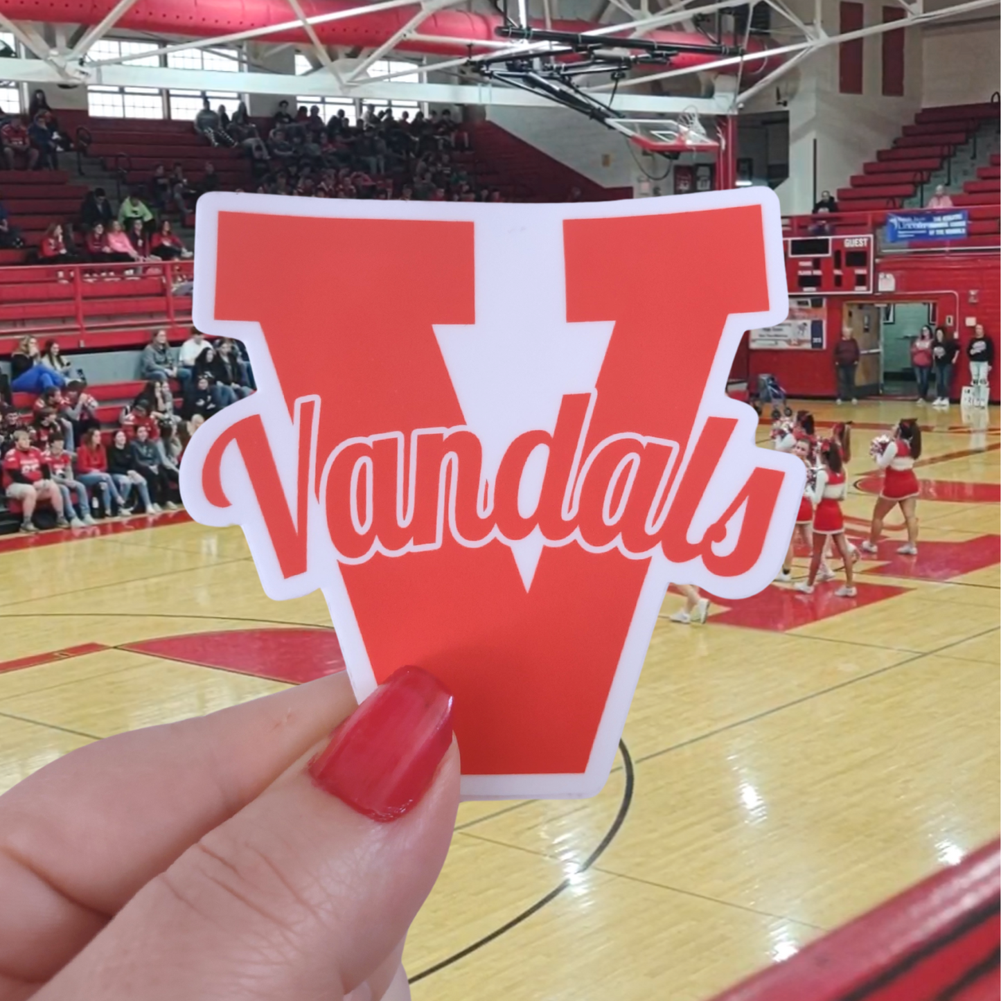 Vandals V Vinyl Decal