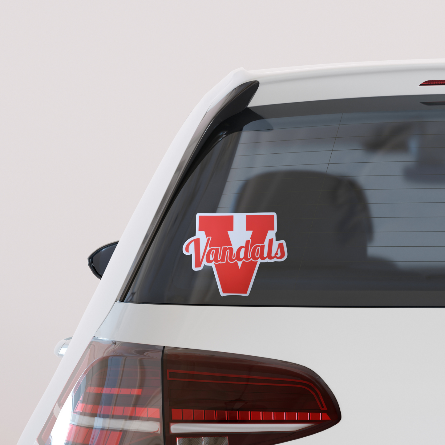 Large Vandals V Vinyl Decal