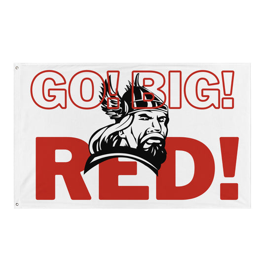 Go! Big! Red! Vandal Man Flag