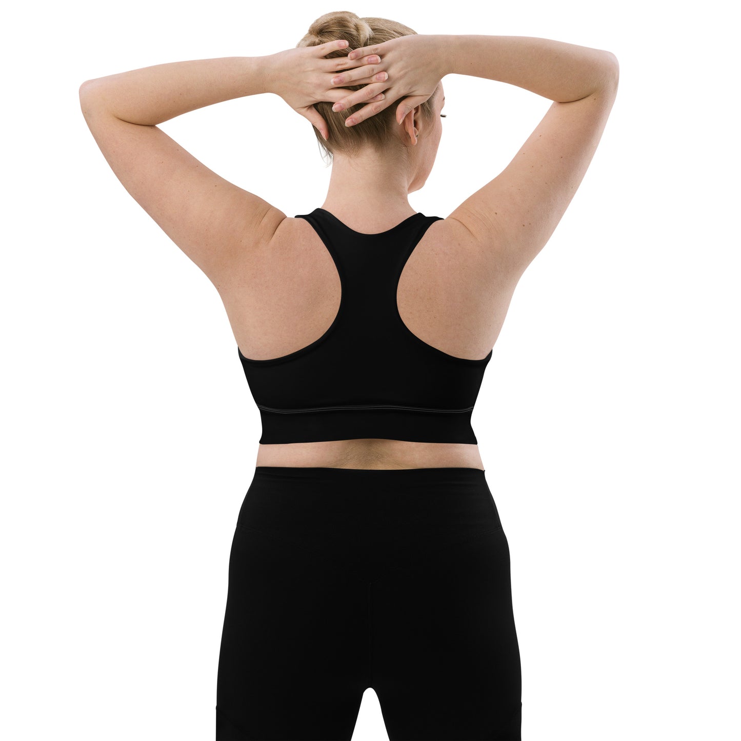 Black Vandals Longline sports bra