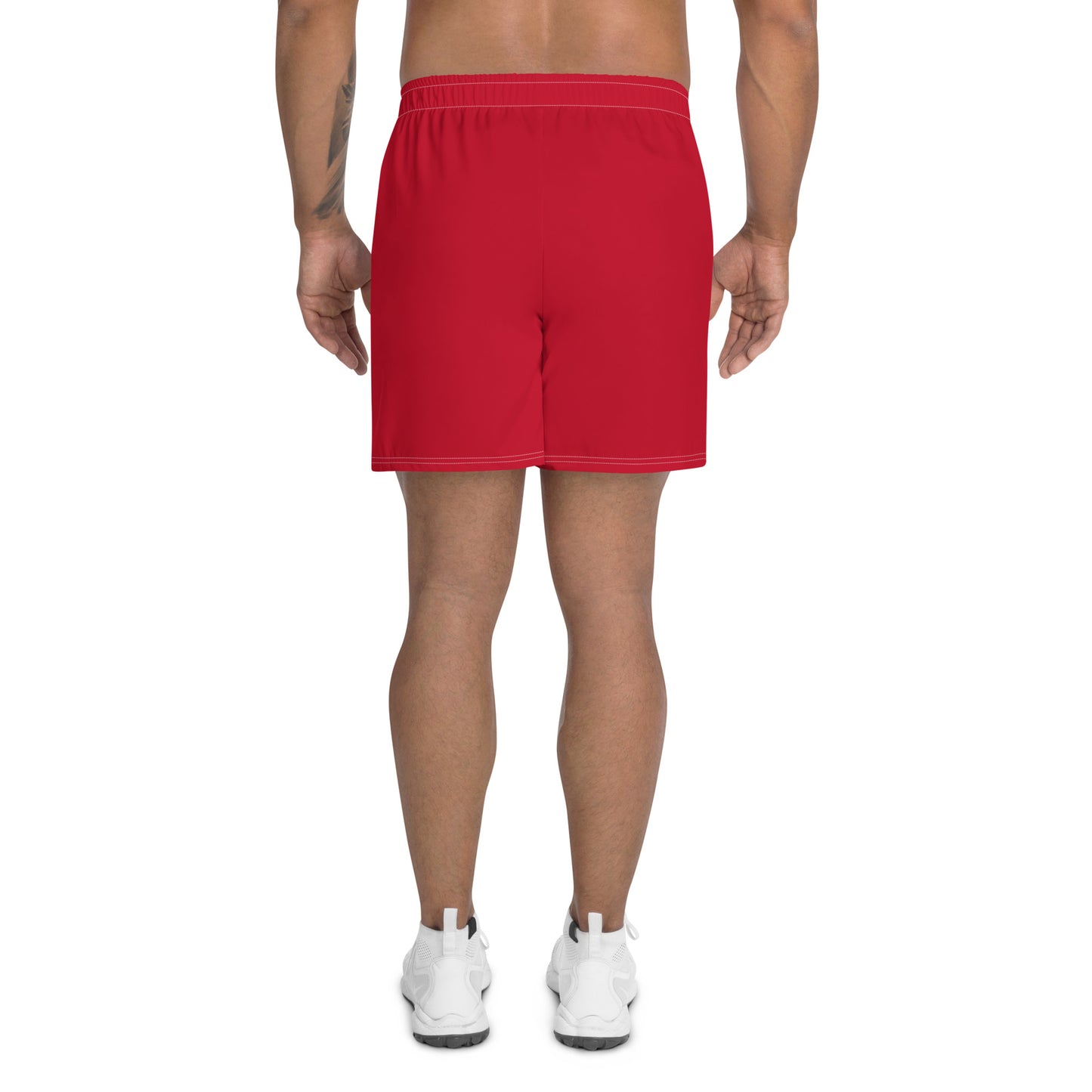 Men's Red Athletic Shorts