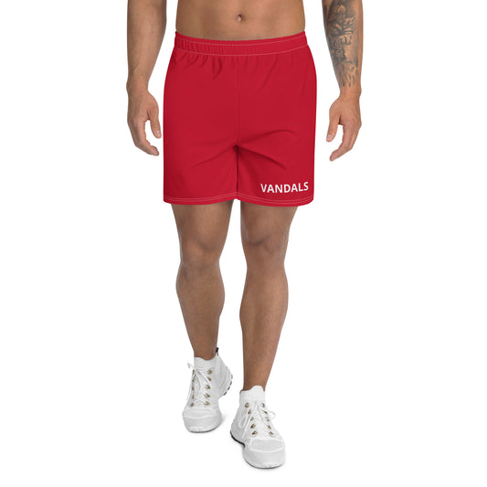 Men's Red Athletic Shorts