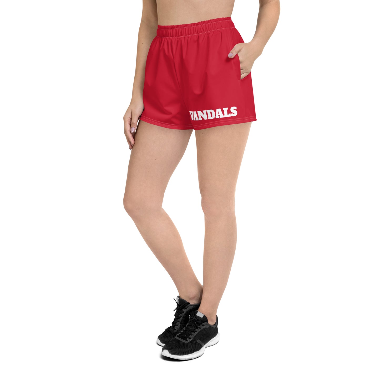 Women’s Red Vandals Athletic Shorts