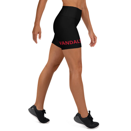 Black Vandals Yoga Shorts