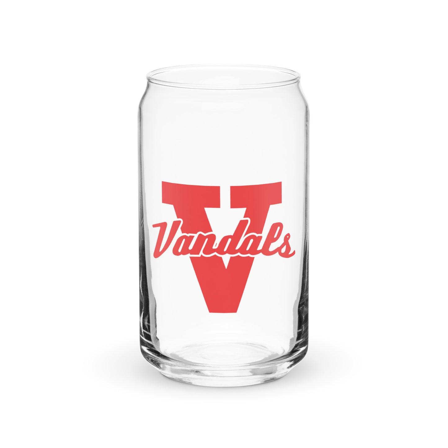 Vandals Can-shaped glass