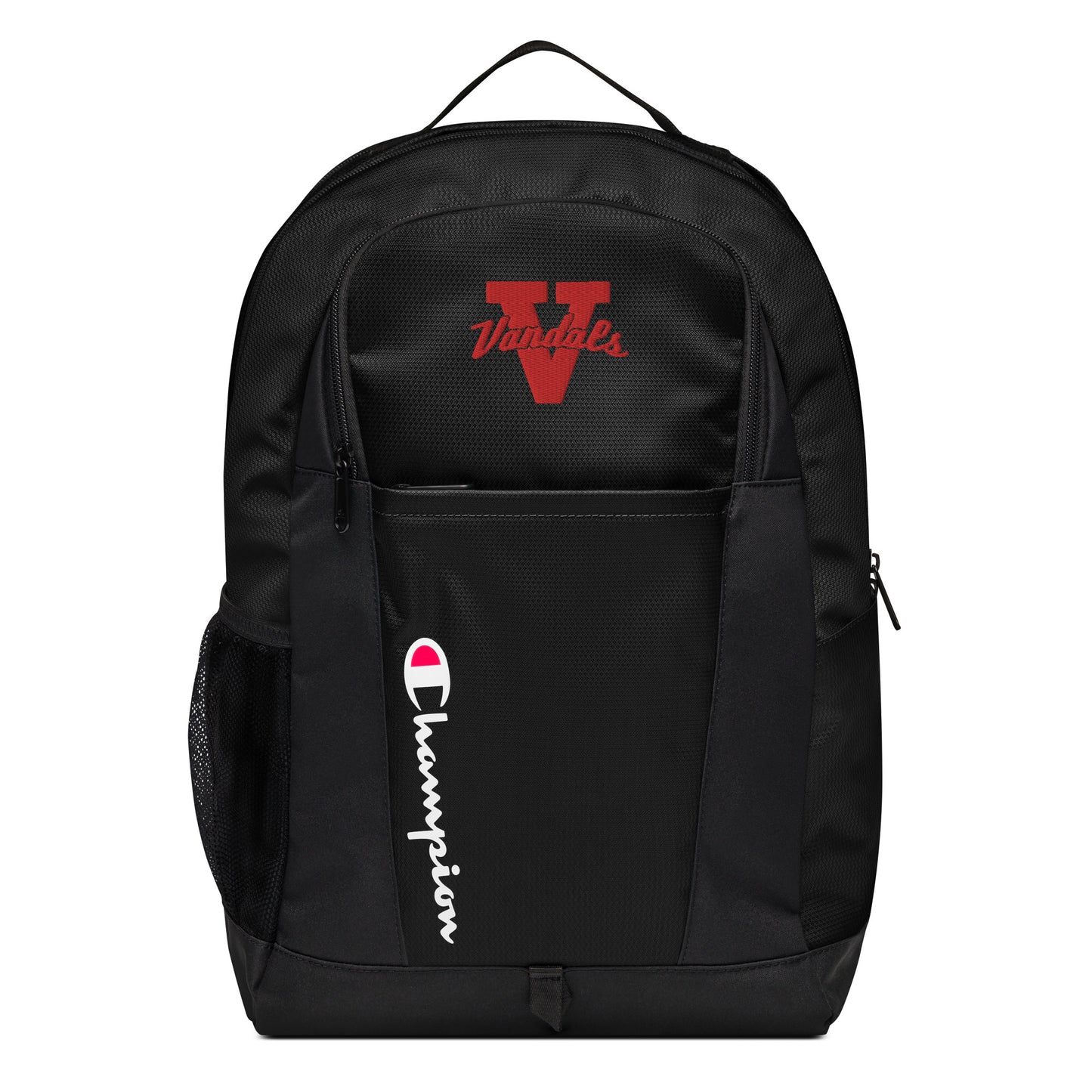 Champion backpack with embroidered Vandals V Logo