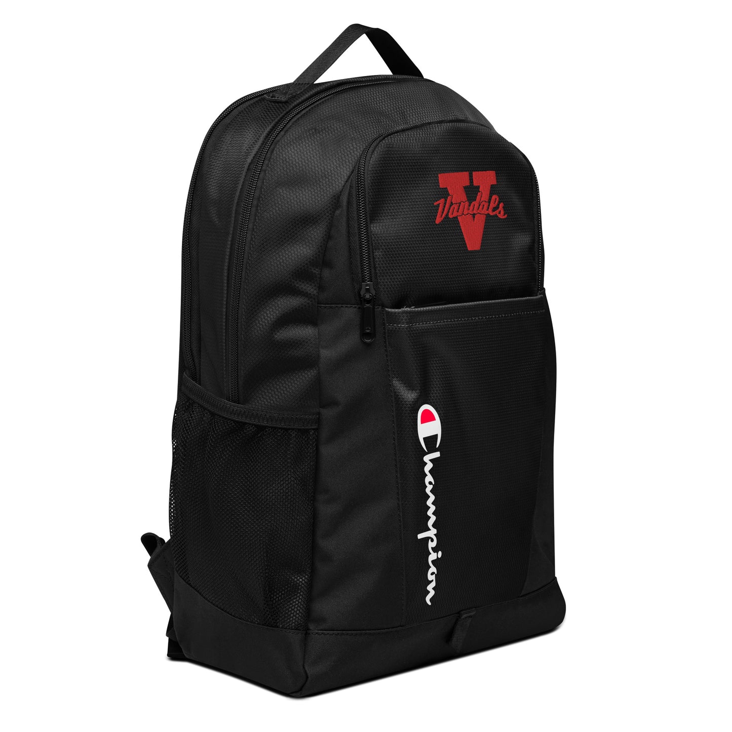 Champion backpack with embroidered Vandals V Logo