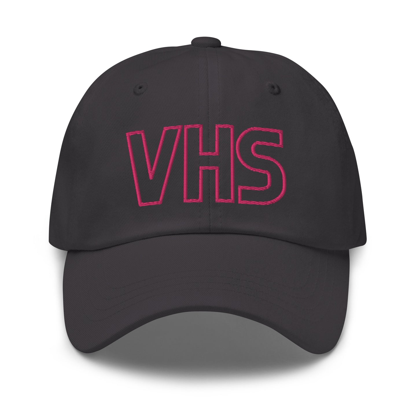 Pink Embroidered VHS Dad hat