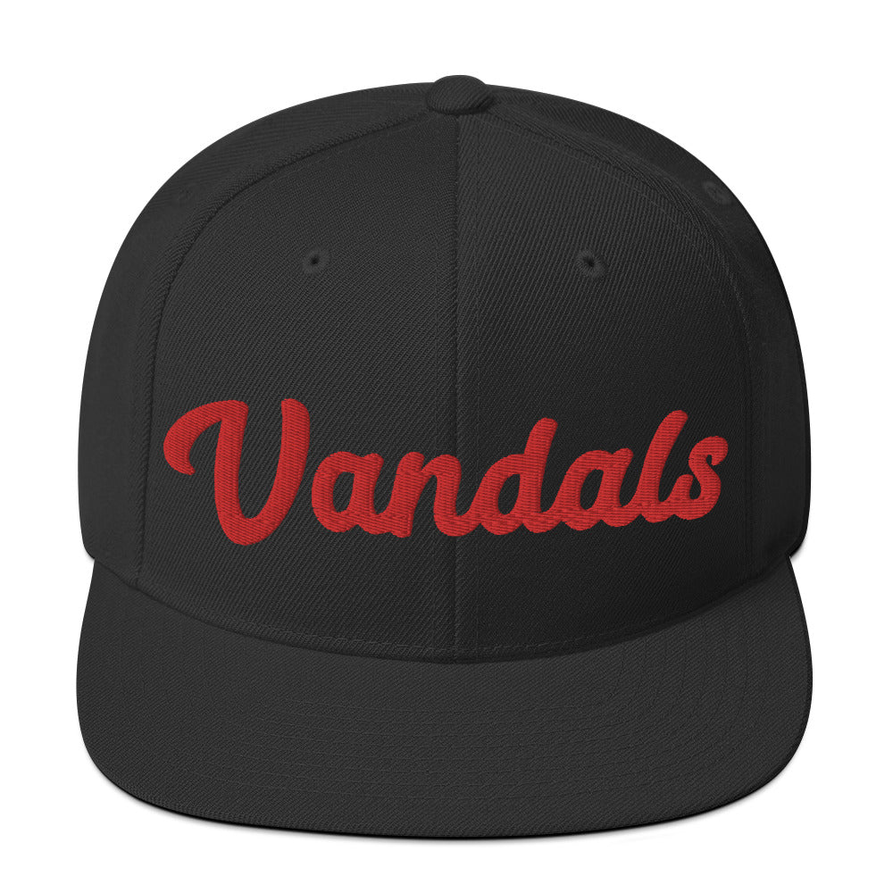 Vandals Embroidered Snapback Hat