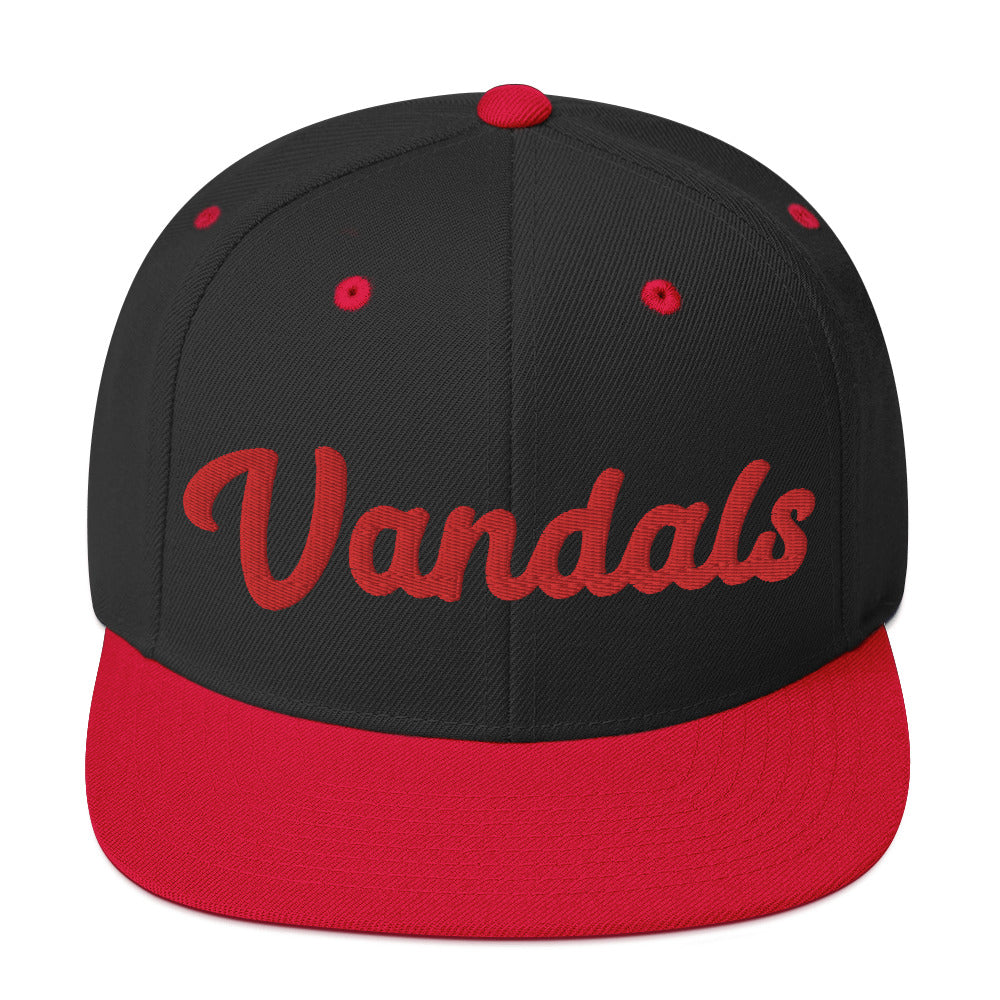 Vandals Embroidered Snapback Hat