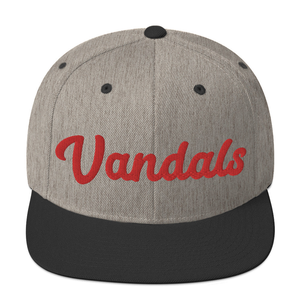 Vandals Embroidered Snapback Hat