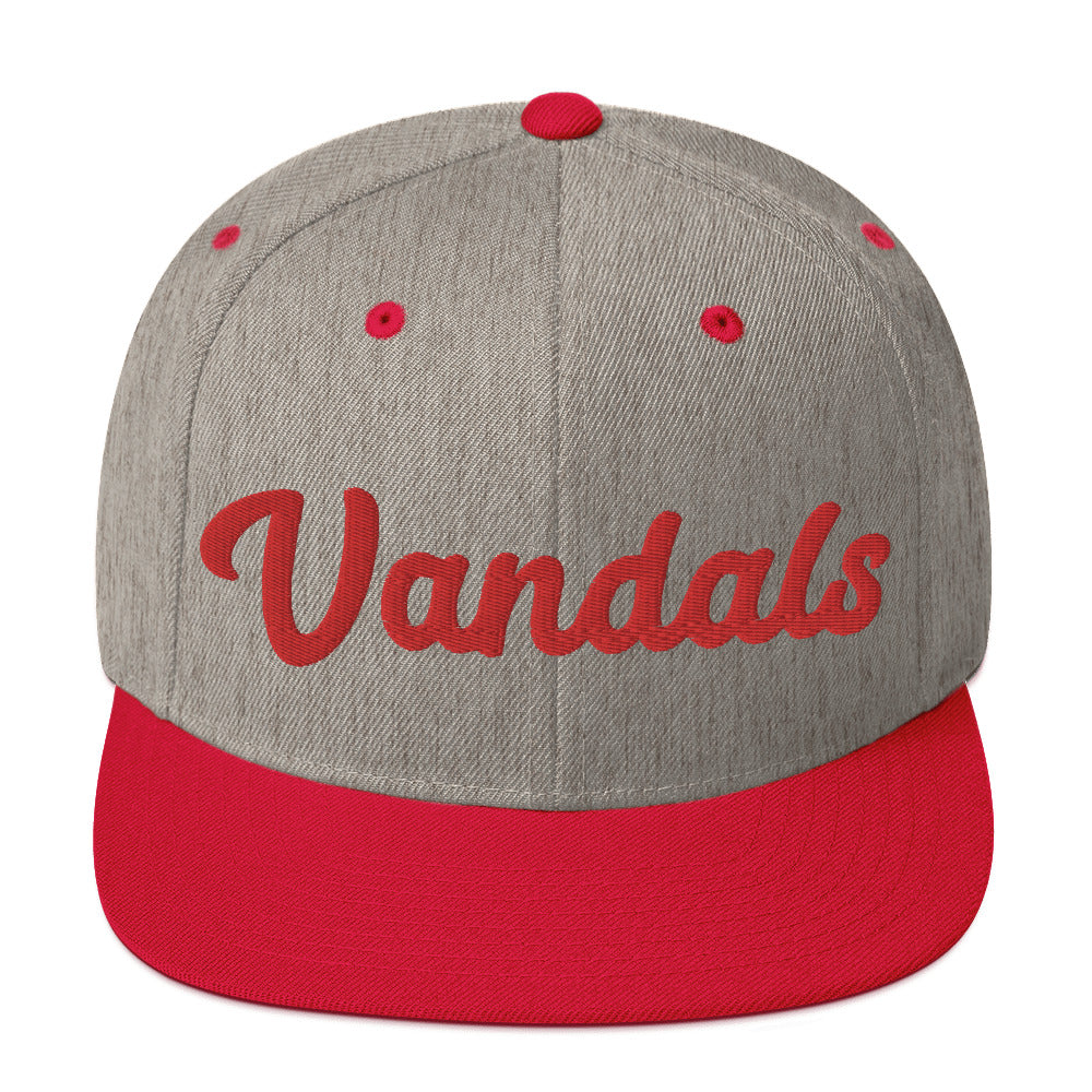 Vandals Embroidered Snapback Hat