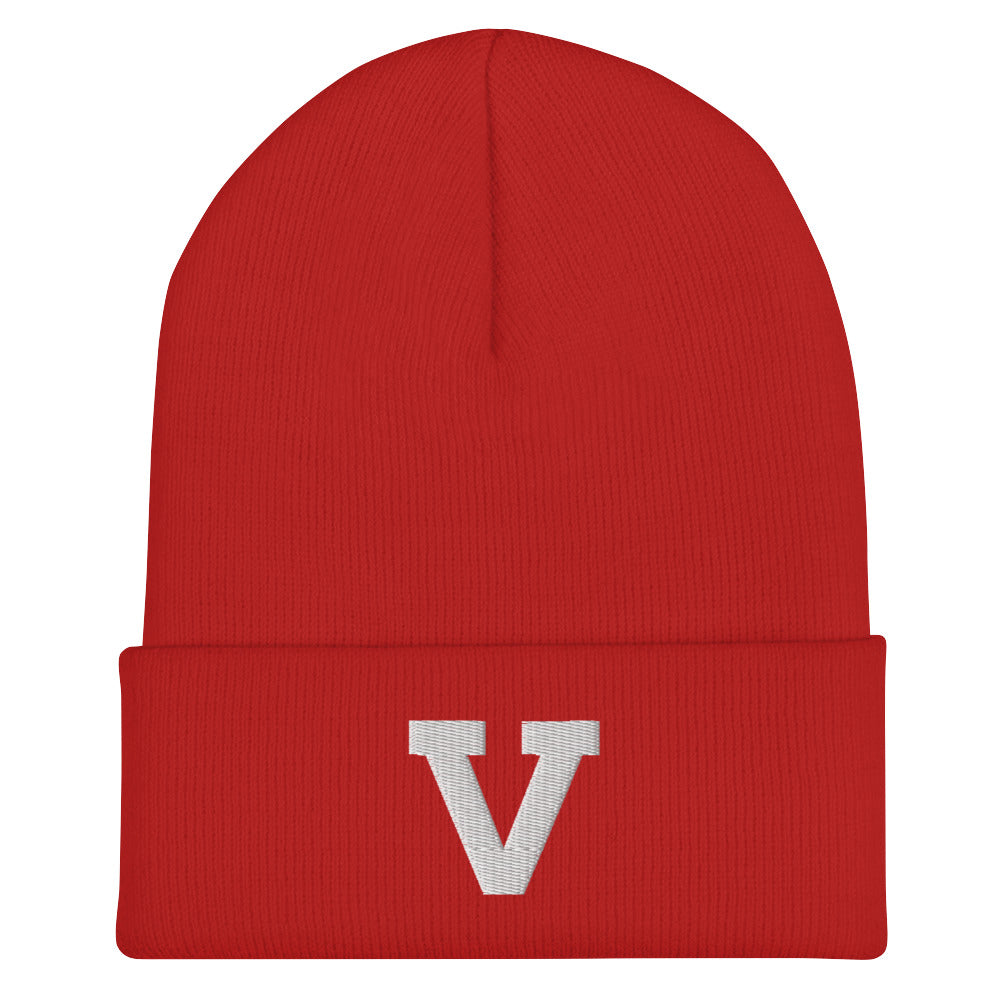 Vandals V Cuffed Knit Beanie