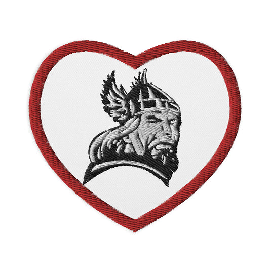 Vandal Man Heart Embroidered Patch