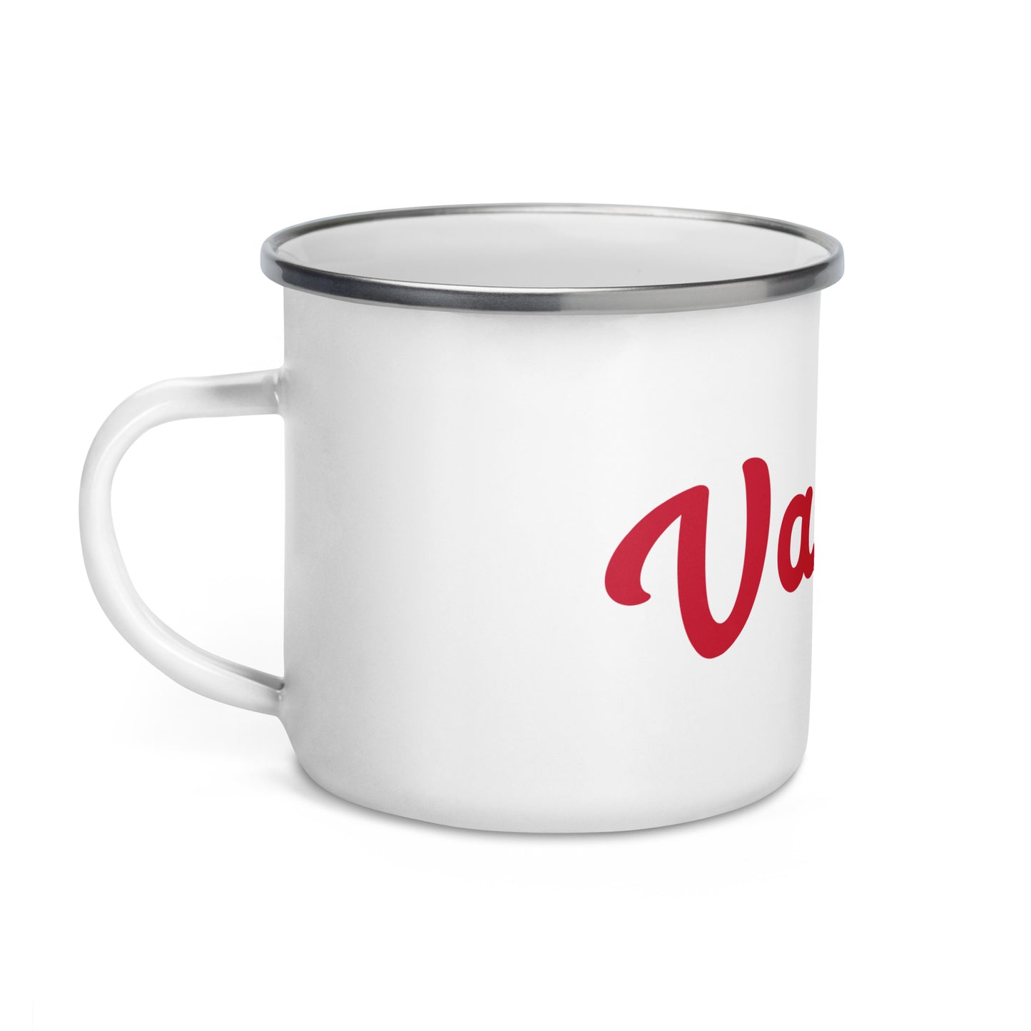 Vandals Script Enamel Mug