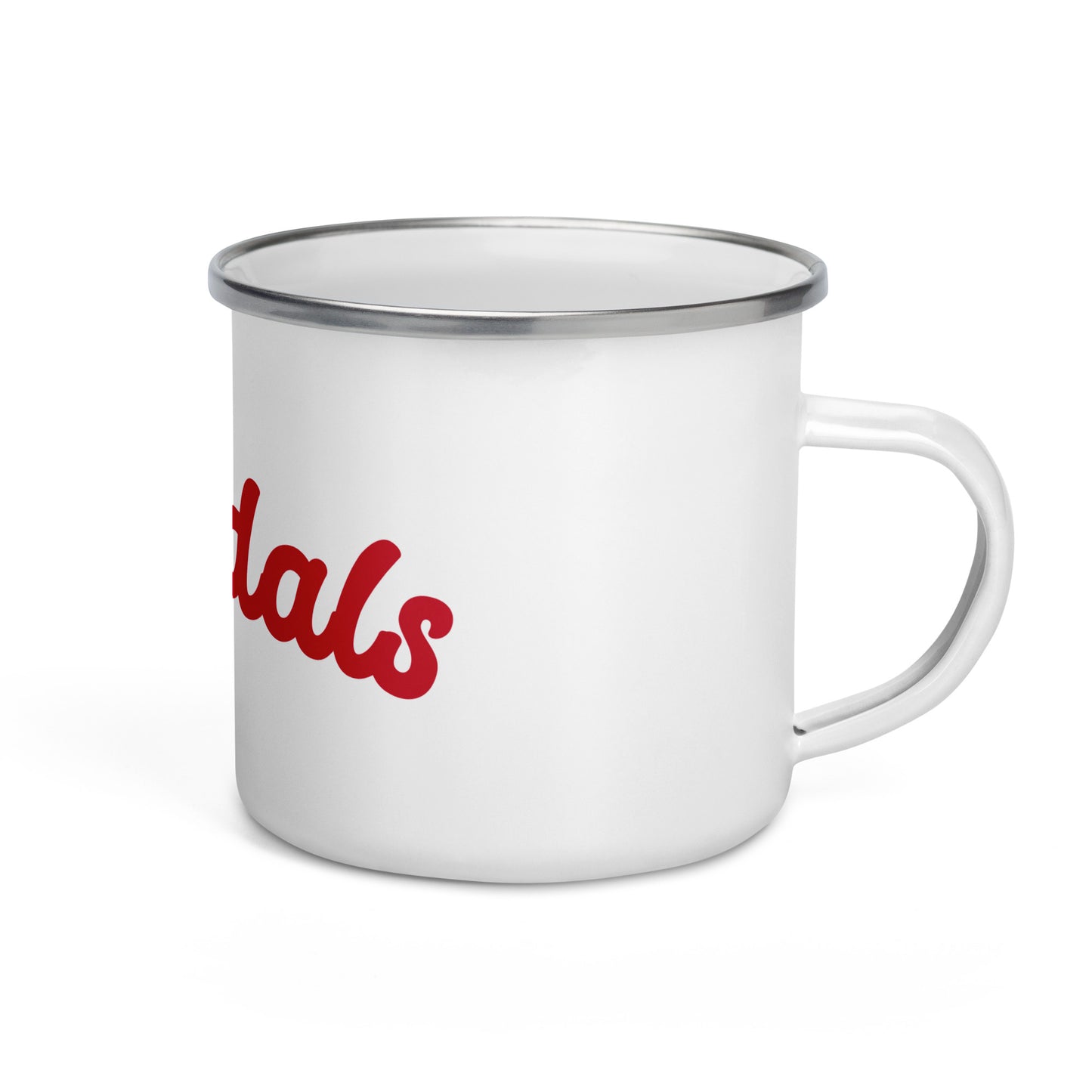 Vandals Script Enamel Mug