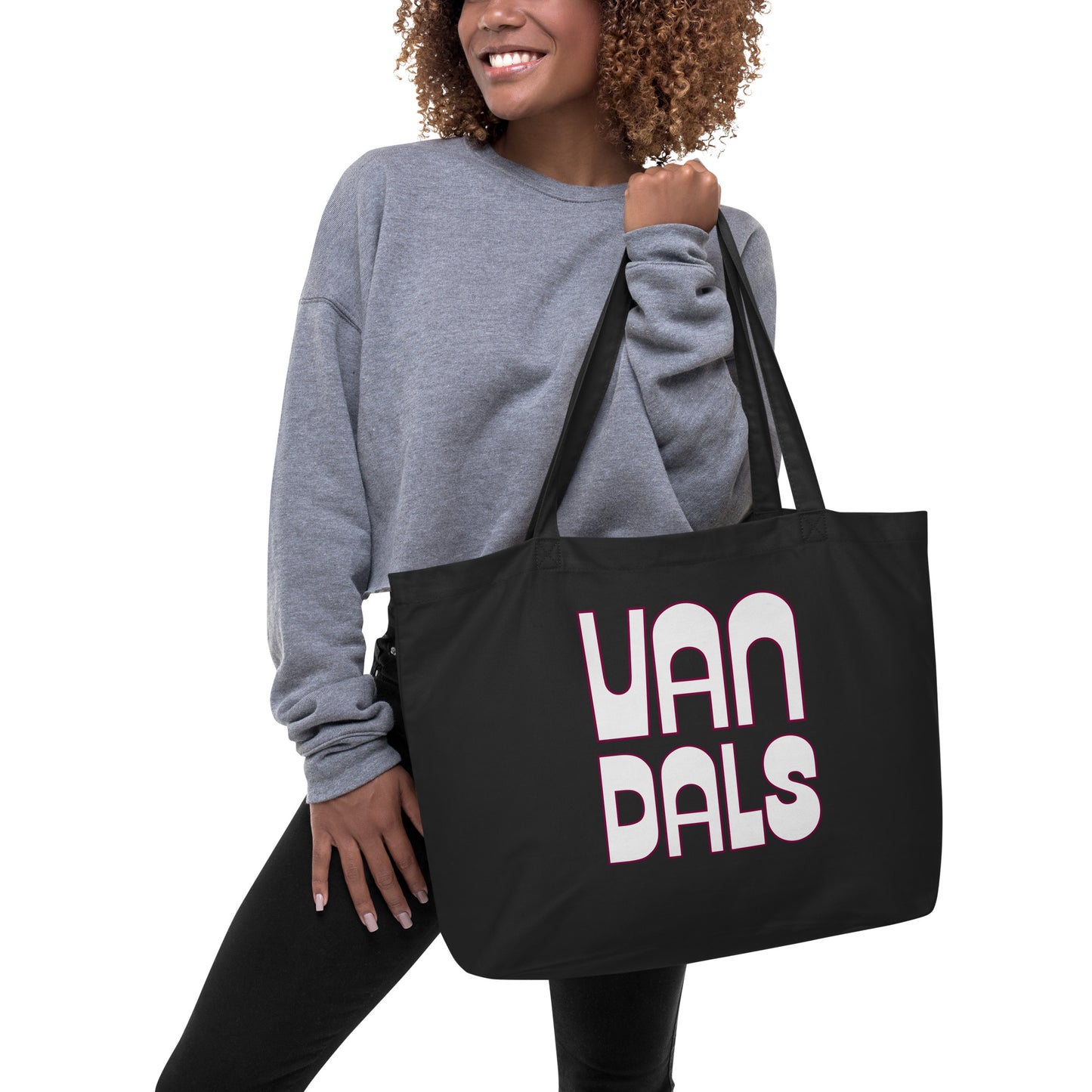 VANDALS Large organic tote bag