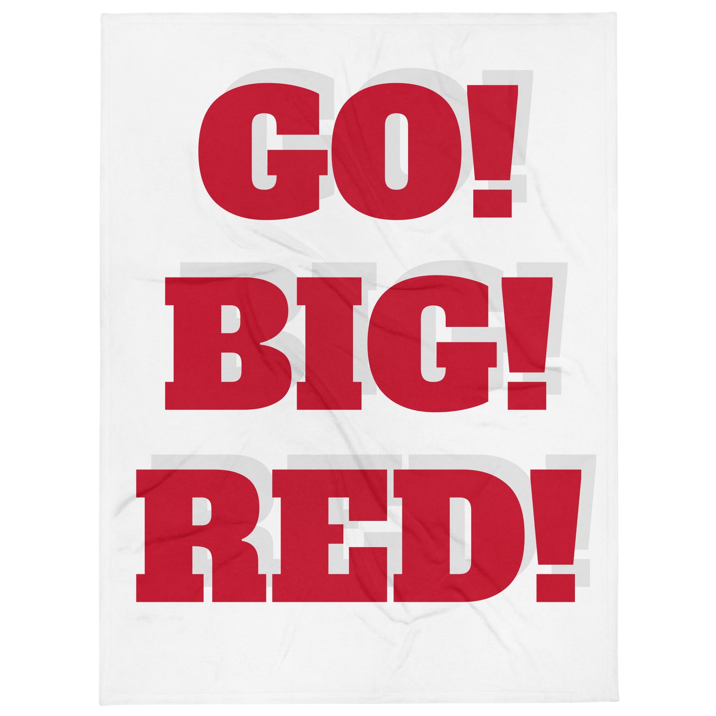 Go! Big! Red! Throw Blanket