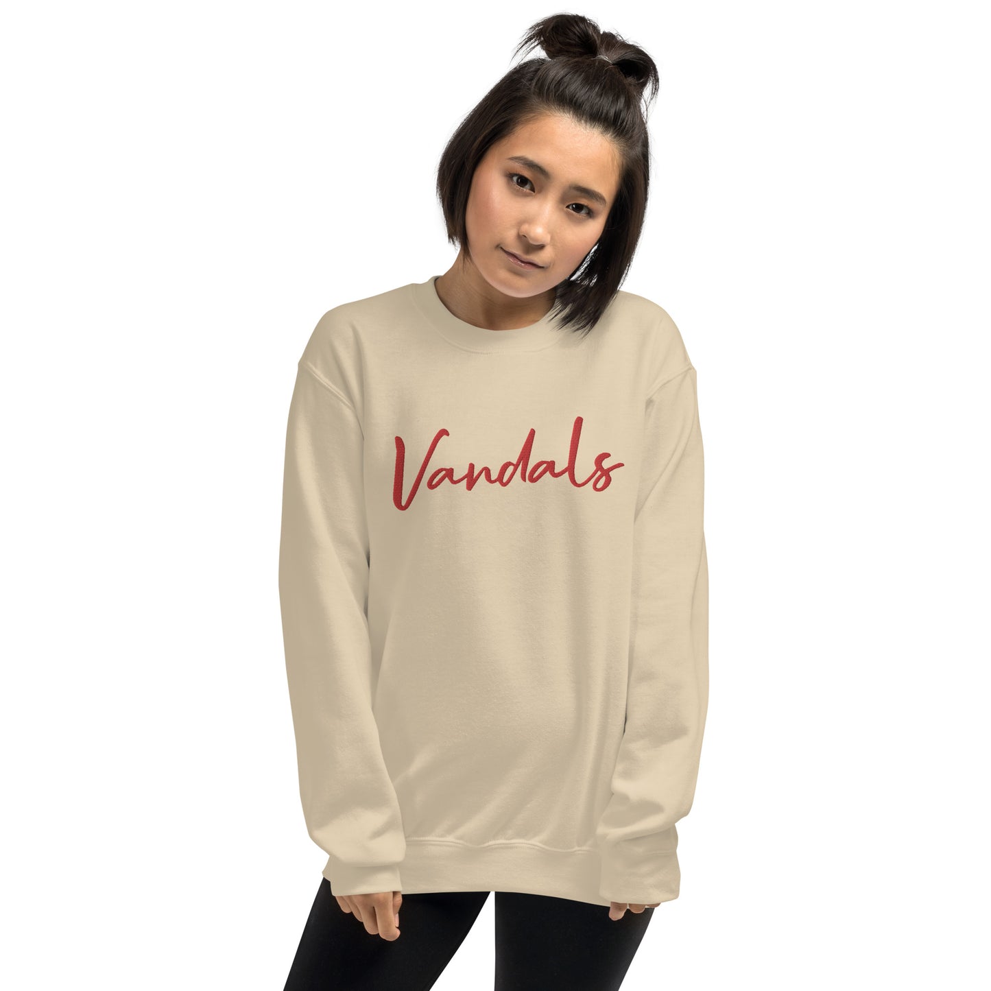 Embroidered Vandals Crewneck Unisex Sweatshirt