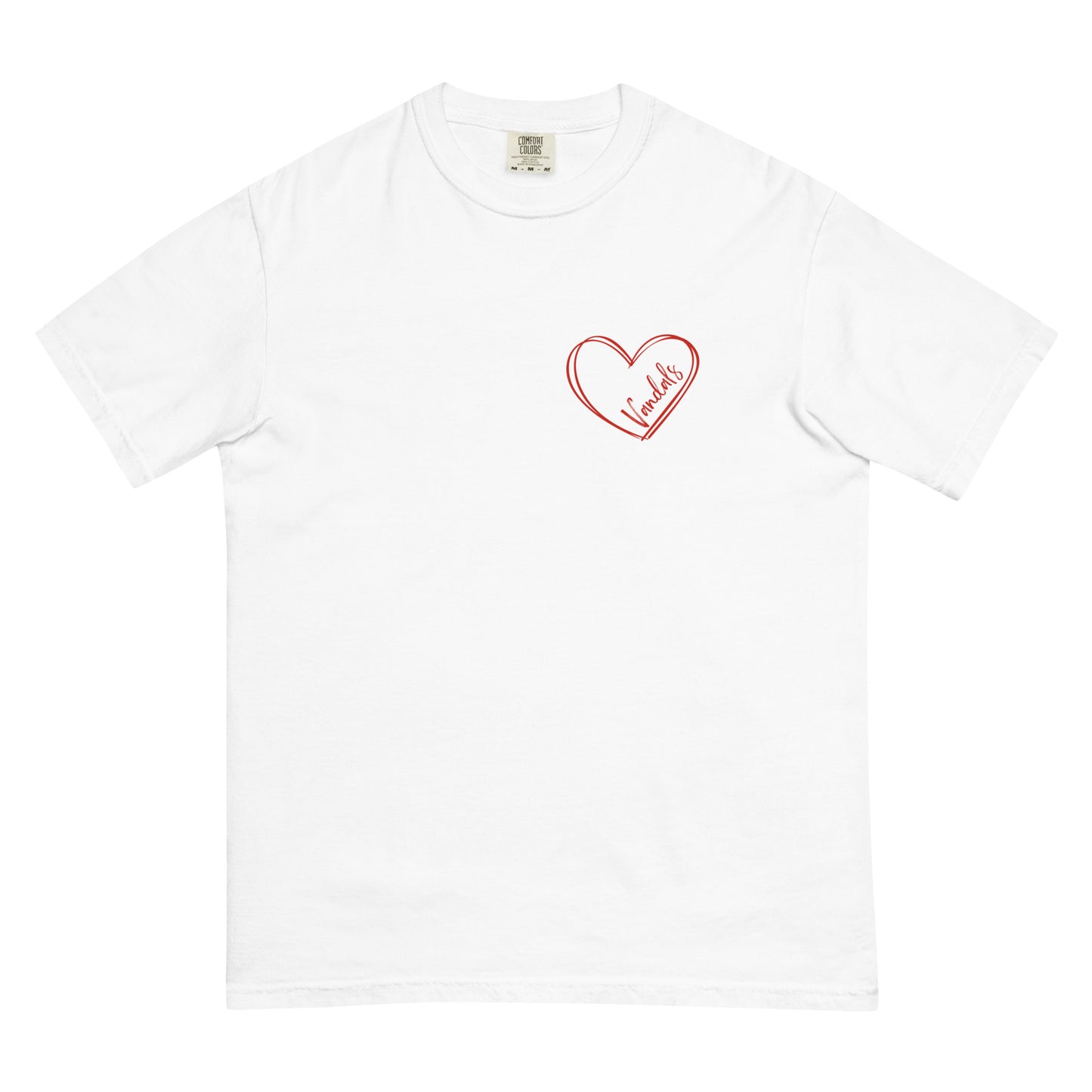 Vandal Heart Unisex garment-dyed heavyweight t-shirt