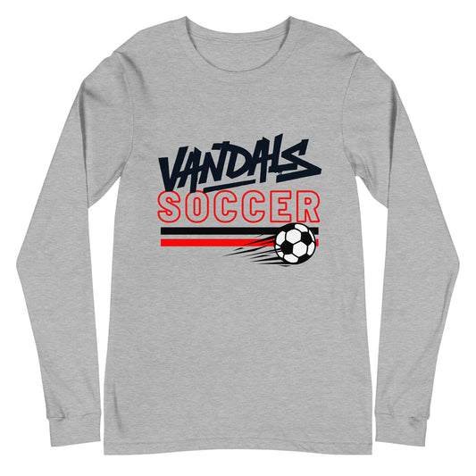 Vandals Soccer Unisex Long Sleeve Tee