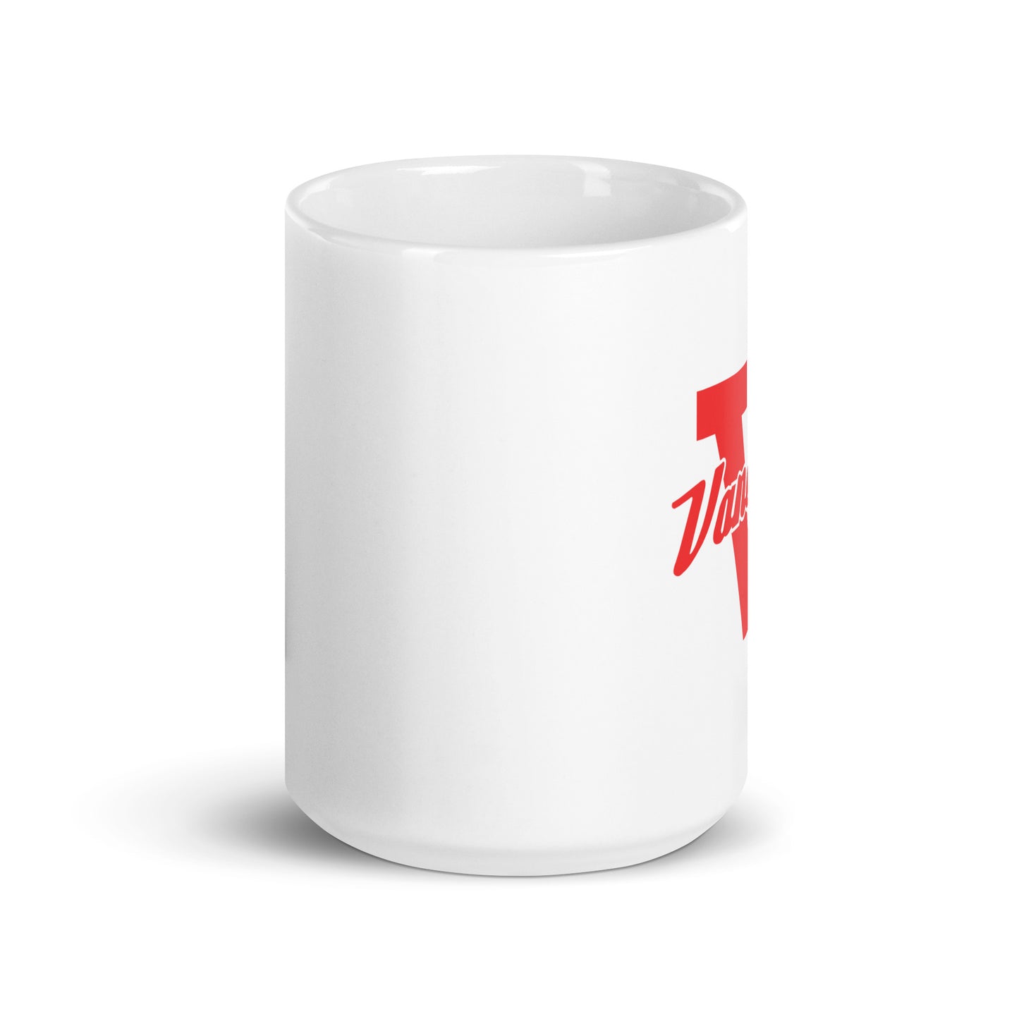 Vandals V White glossy mug