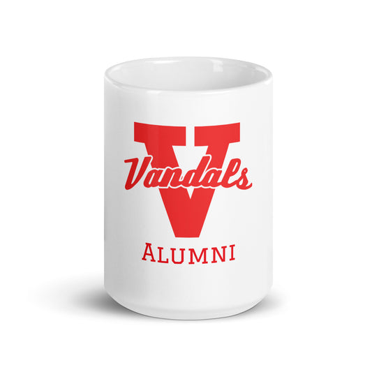 Vandals Alumni White glossy mug